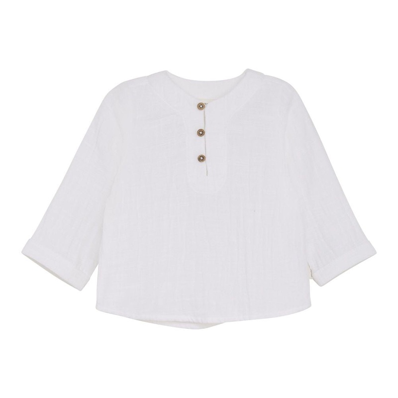 Minymo Long-Sleeve Shirt – White