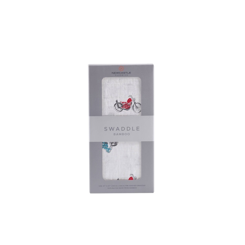 Vintage Motorcyles Swaddle Blanket