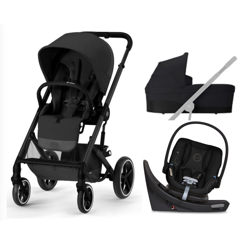Balios S Lux 2 + Cot S Lux 2 + Aton G Swivel – All Black