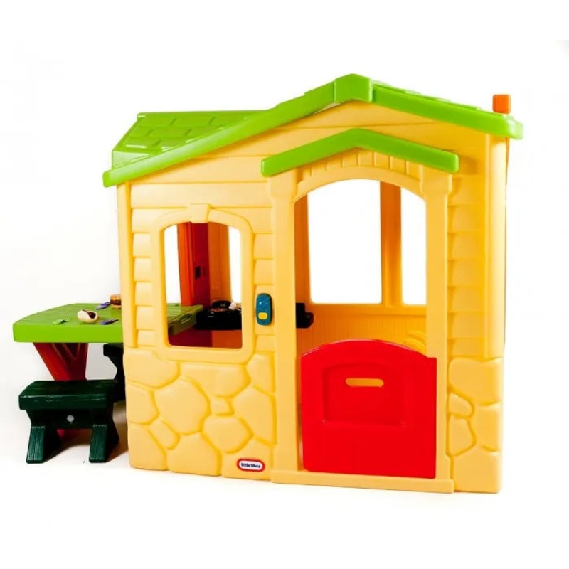 Little Tikes – Picnic on the Patio Playhouse – Natural Color