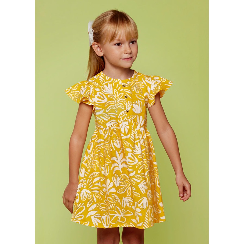 MAYORAL GIRLS DRESS TROPICAL PRINT
