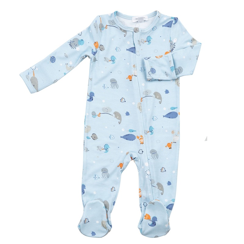Angel Dear Happy Ocean Footie – 6-9 Months