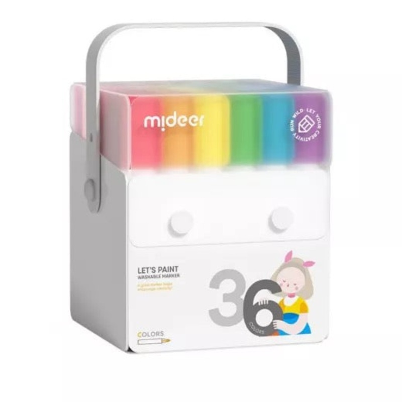 Mideer – Washable Markers | 36 colors
