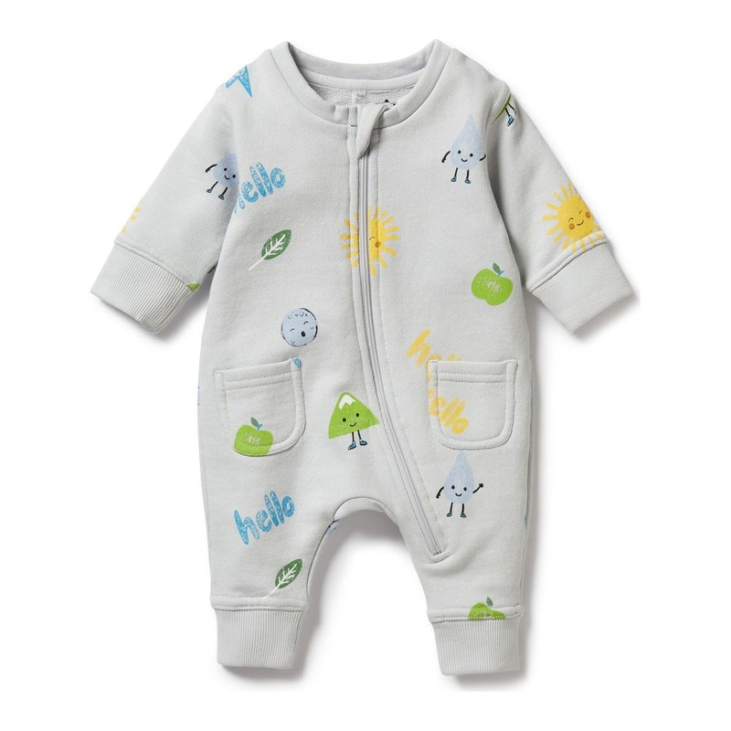 Wilson+Frenchy Organic Terry Growsuit