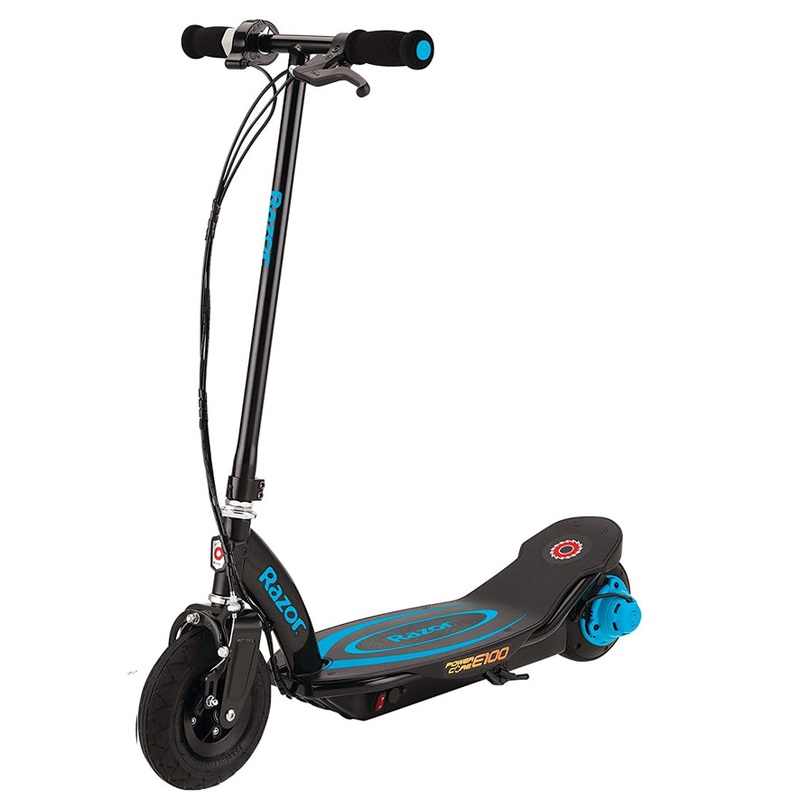 Razor – Power Core E100 Electric Scooter Aluminum Deck- Blue| 8y+