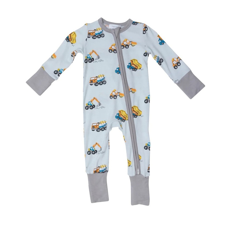 Bamboo Zipper Romper – Retro Construction