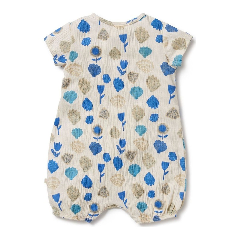 Wilson+Frenchy Crinkle Henley Playsuit