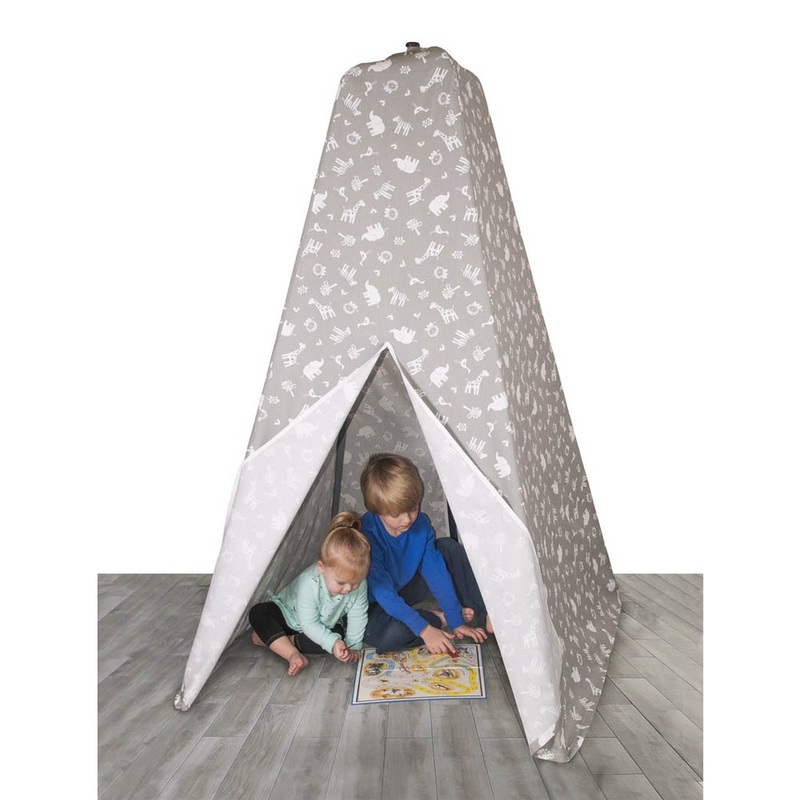 Jolly Jumper Teepee Tent – Grey Animals