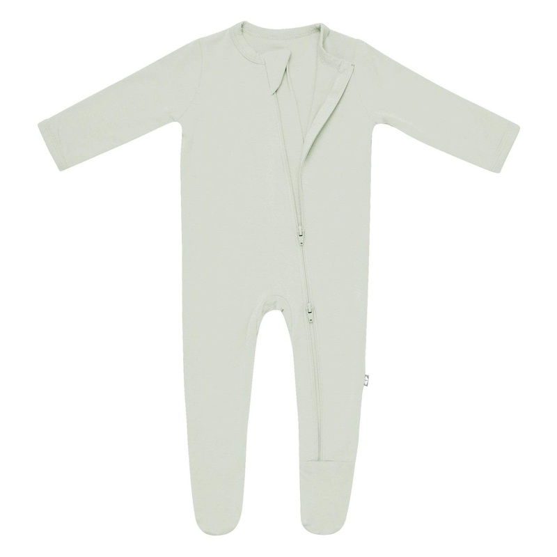 Kyte Baby Aloe Zipper Footie – 3-6 Months
