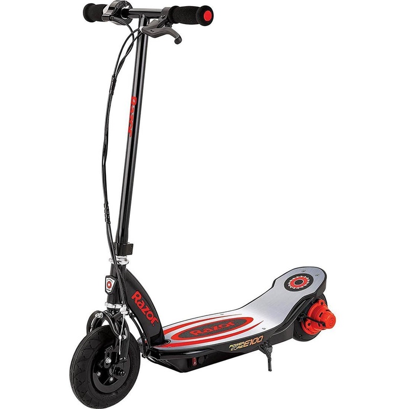 Razor – Power Core E100 Electric Scooter Aluminum Deck- Red | 8y+