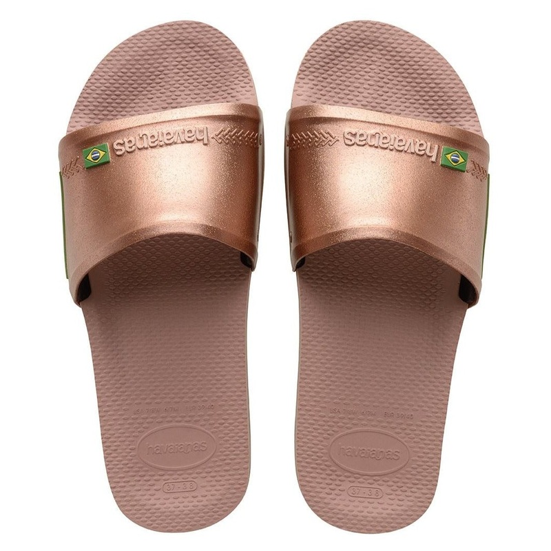 Havaianas – Slide Brasil Rose/Gloden Blush