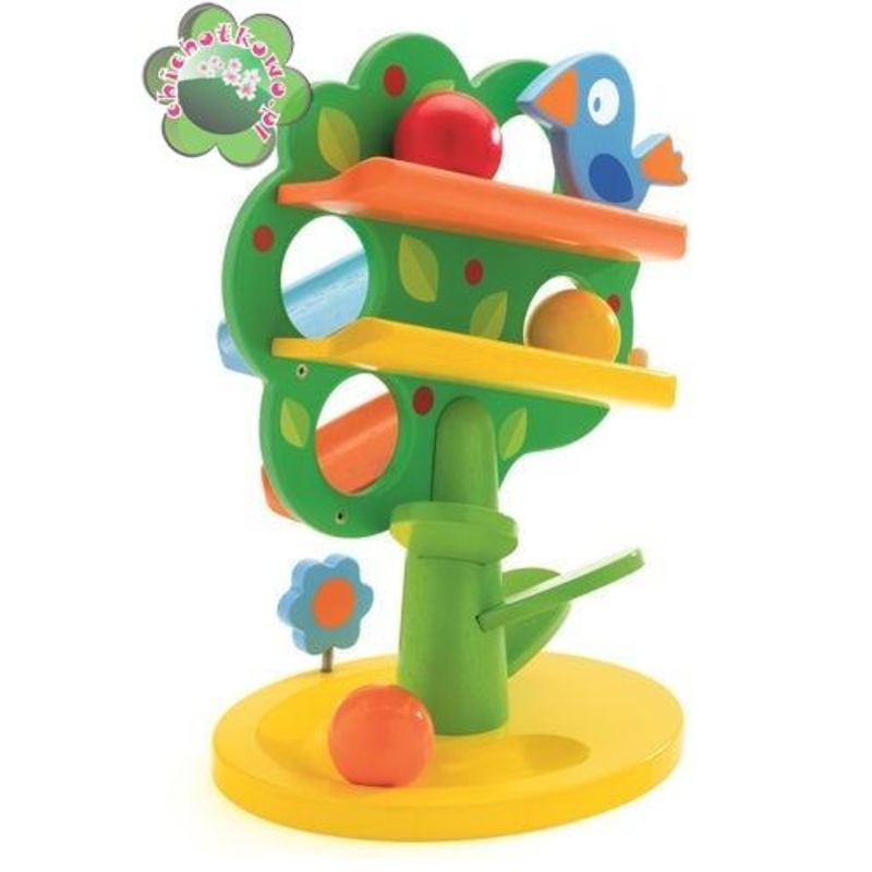 Tac Boum Pom Tree Wooden Track Activity