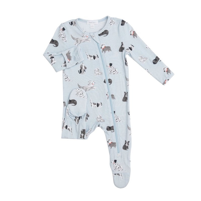 Angel Dear Greyhounds Zipper Footie – 0-3 Months