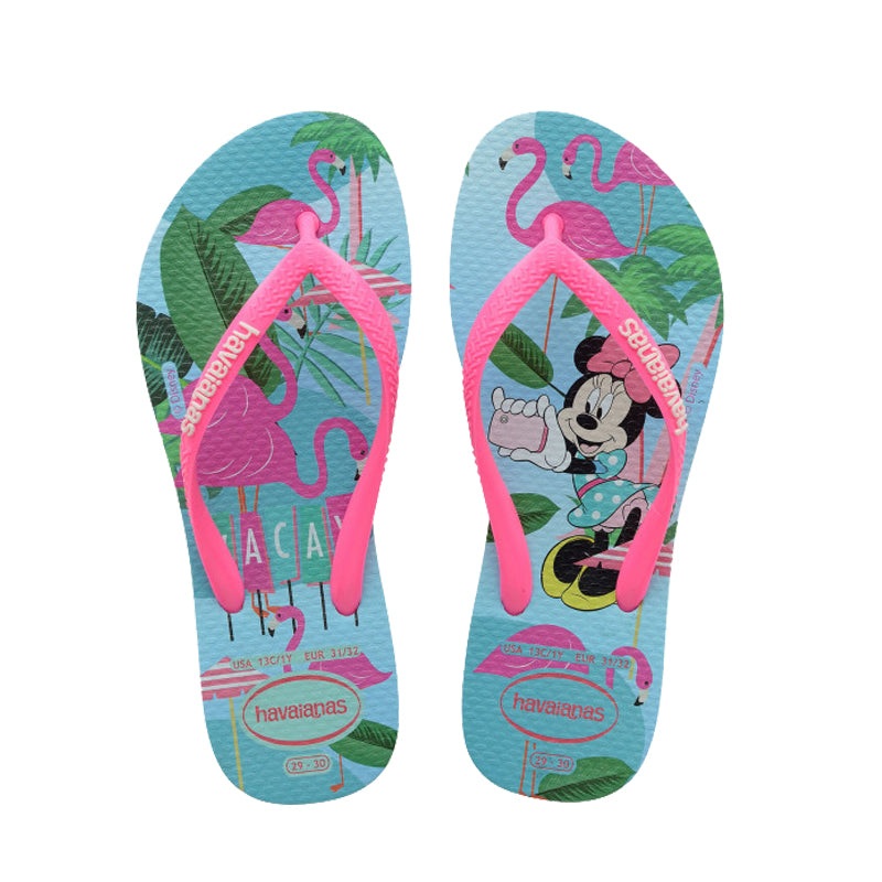 Havaianas – KIDS DISNEY COOL ICE BLUE/SHOCKING PINK