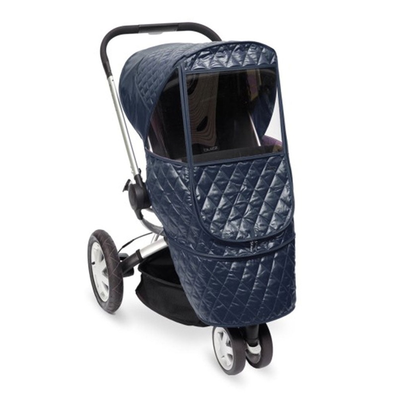 Manito Castle Beta Quilted Stroller Weather Shield – Navy