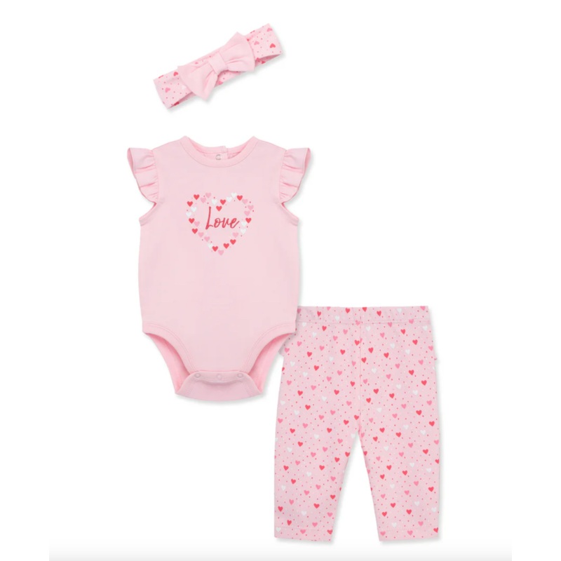LITTLE ME LOVE BODYSUIT SET