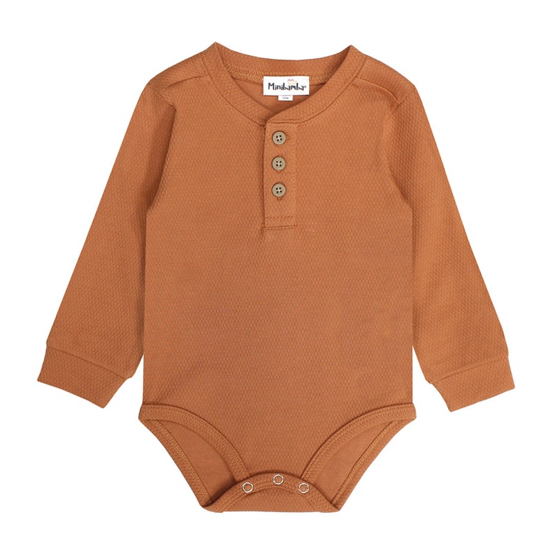 RICE KNIT HENELY BODYSUIT