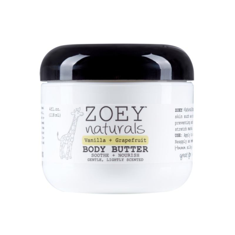 ZOEY NATURALS GRAPEFRUIT VANILLA BODY BUTTER