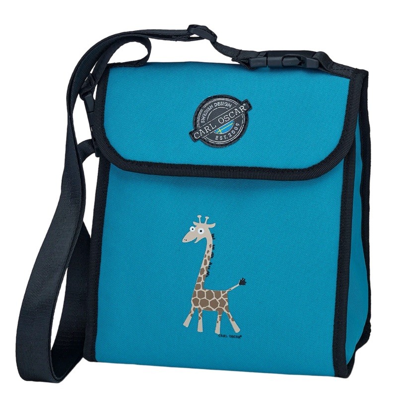 Carl Oscar – Pack n’ Snack Cooler Bag 5L | Turquoise Giraffe