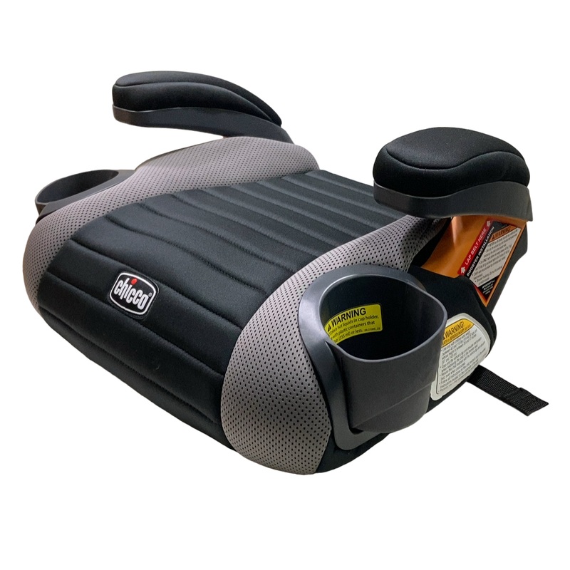 Chicco GoFit Backless Booster Car Seat, 2023, Shark