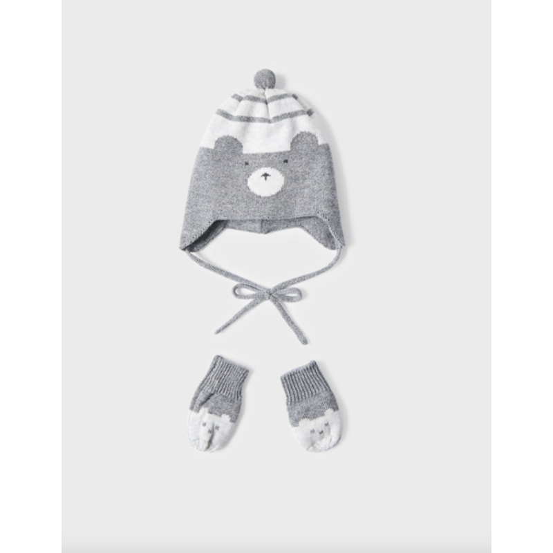 MAYORAL HAT & MITTENS SET