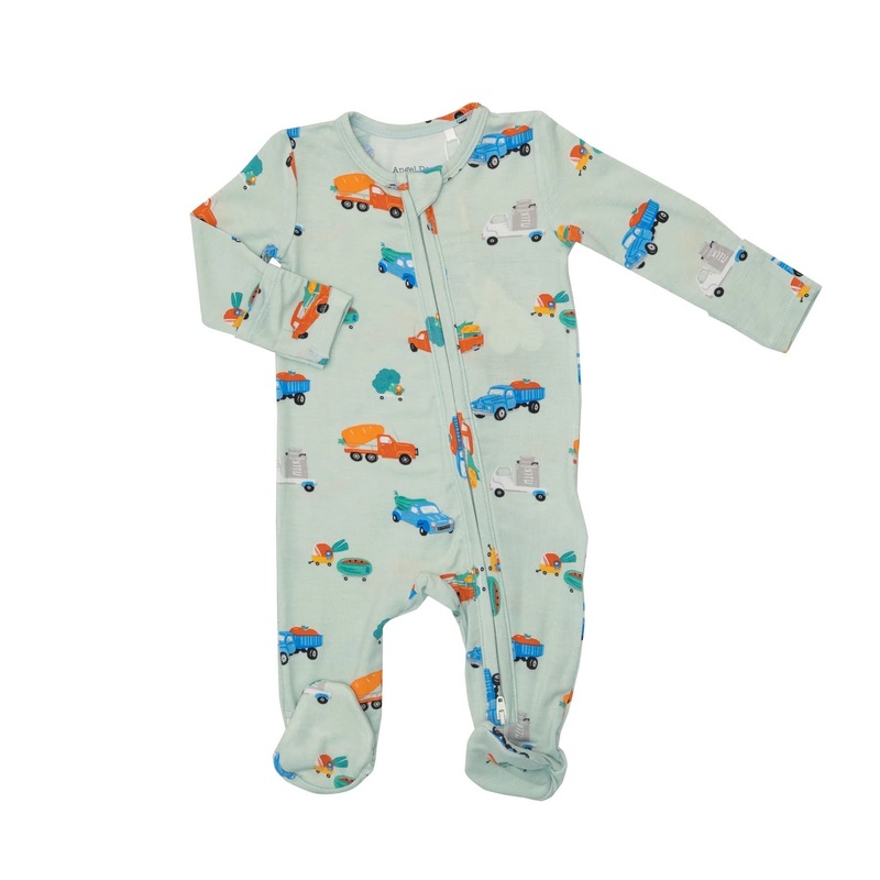 Bamboo Zipper Footie – County Fair Winner Trucks