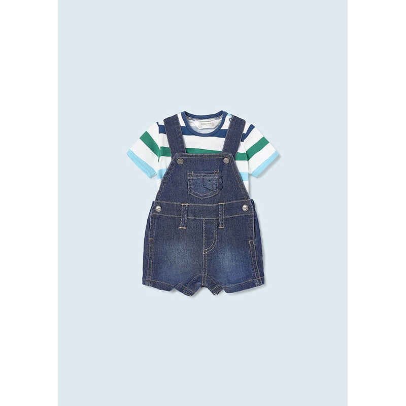 MAYORAL DENIM DUNGAREE SET