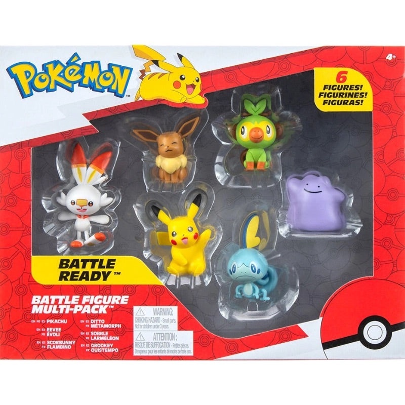 Pokemon – Battle Figure Multipack 6 Figures | 5.1cm