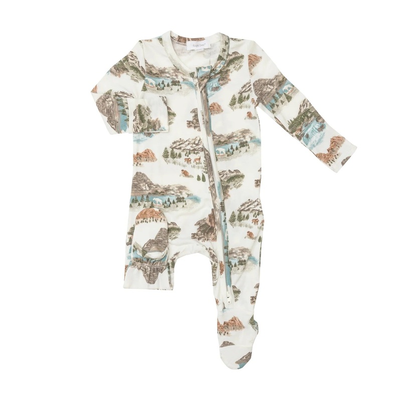 Bamboo Zipper Footie – National Parks
