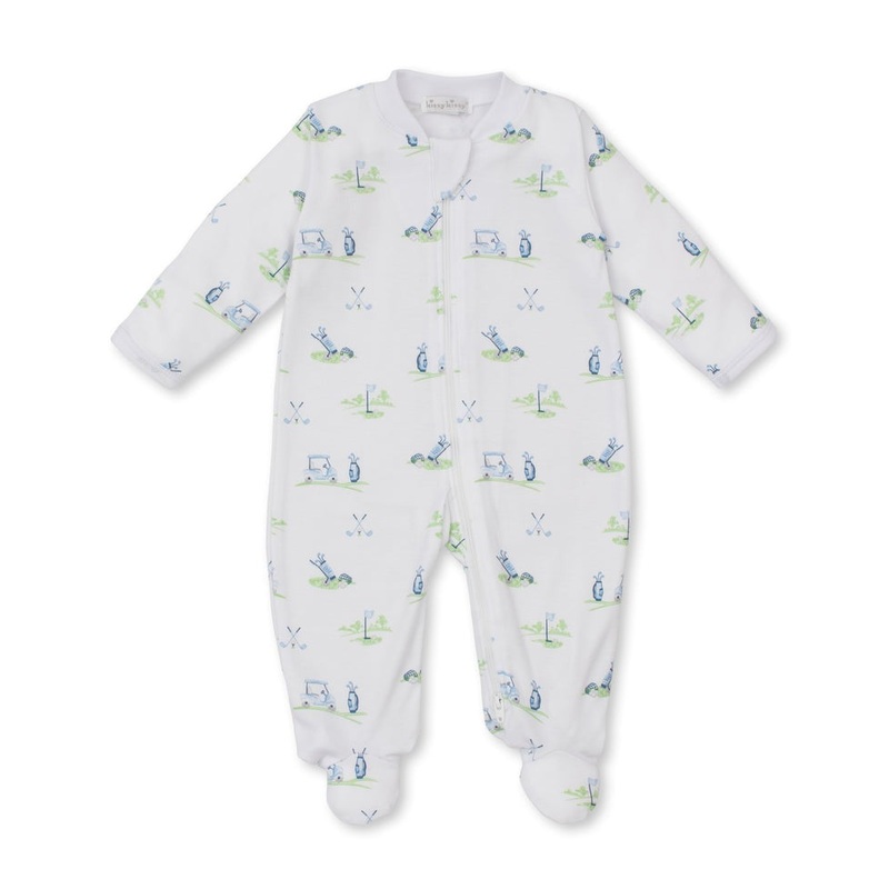 Fairway Foursome Blue Zip Footie