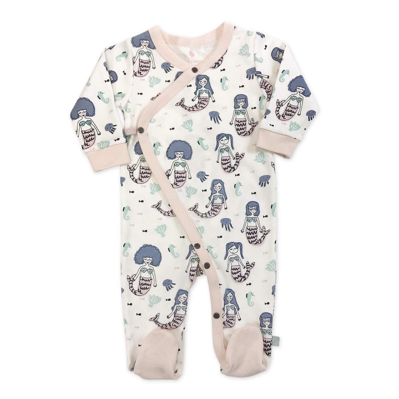 Finn + Emma Mermaids Footie in 6-9Months