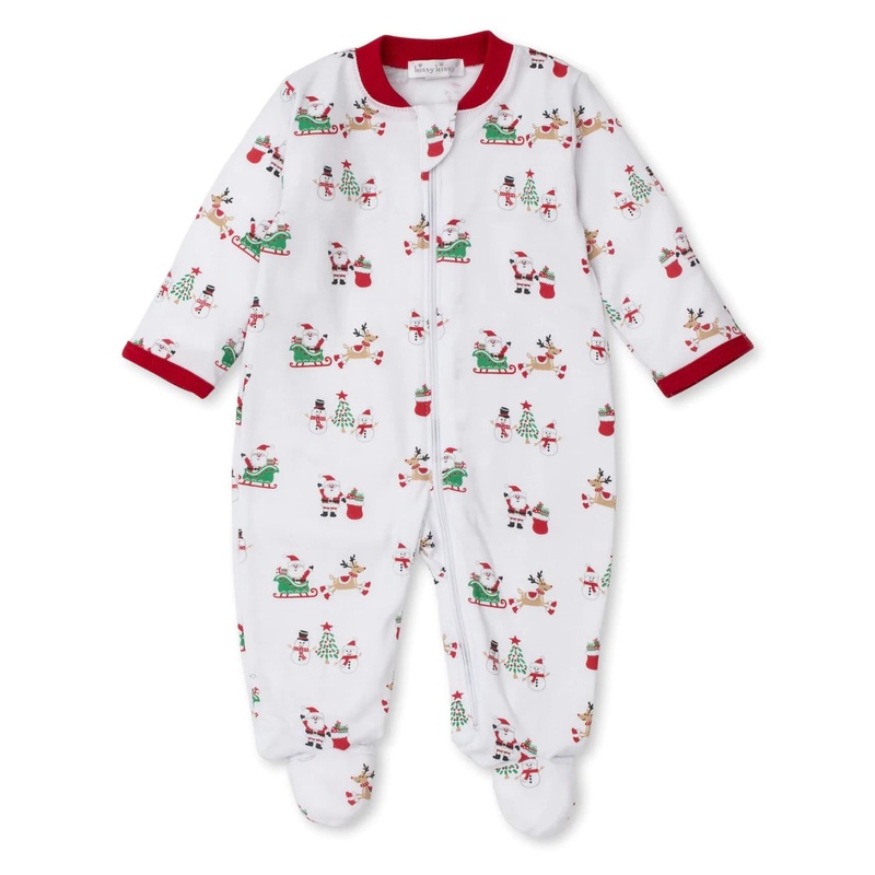 Jingle All The Way Zip Footie