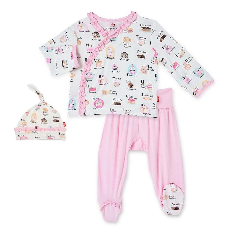 Magnetic Me cake my day modal magnetic kimono set – 0-3 Months