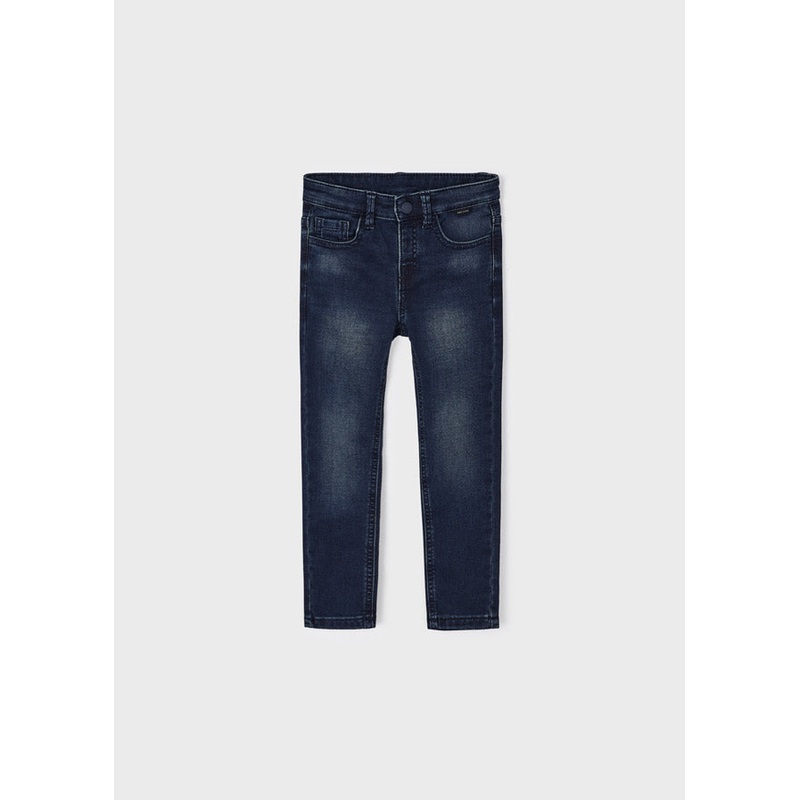 MAYORAL GREY BLUE SOFT DENIM PANTS