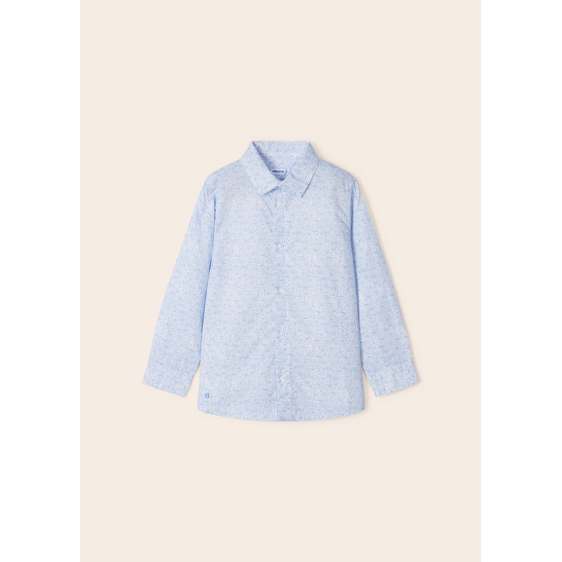 MAYORAL LONG SLEEVE FLORAL PRINTED SHIRT