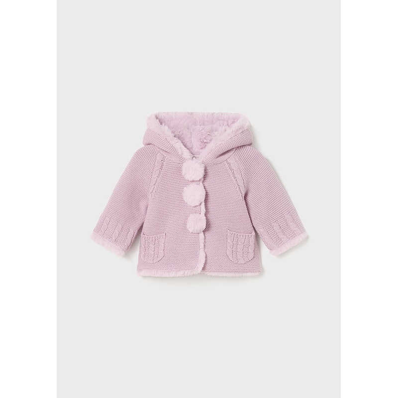 MAYORAL POM POM KNIT CARDIGAN