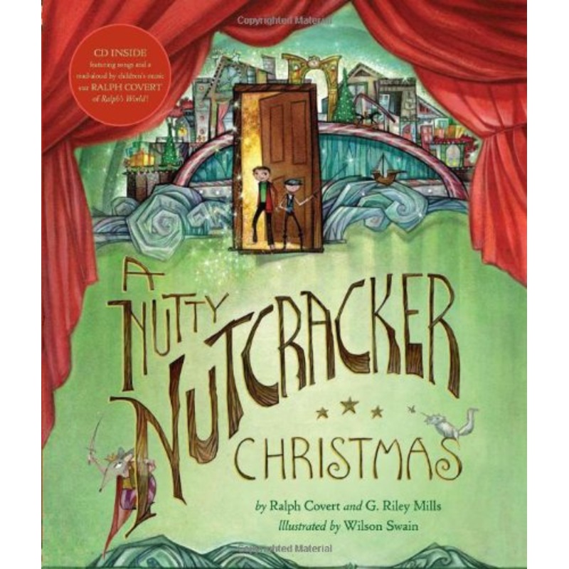 NUTTY NUTCRACKER CHRISTMAS HARD COVER BOOK
