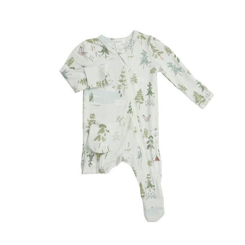 Angel Dear Tahoe Tree Zipper Footie – 0-3 Months