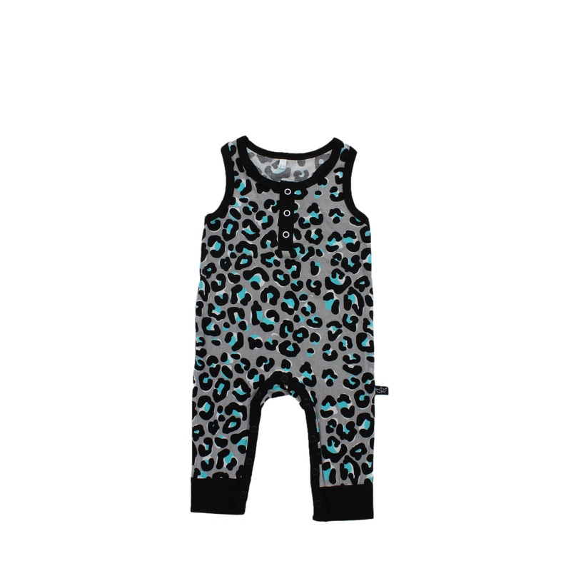 Mod Leopard Bamboo Tank Romper