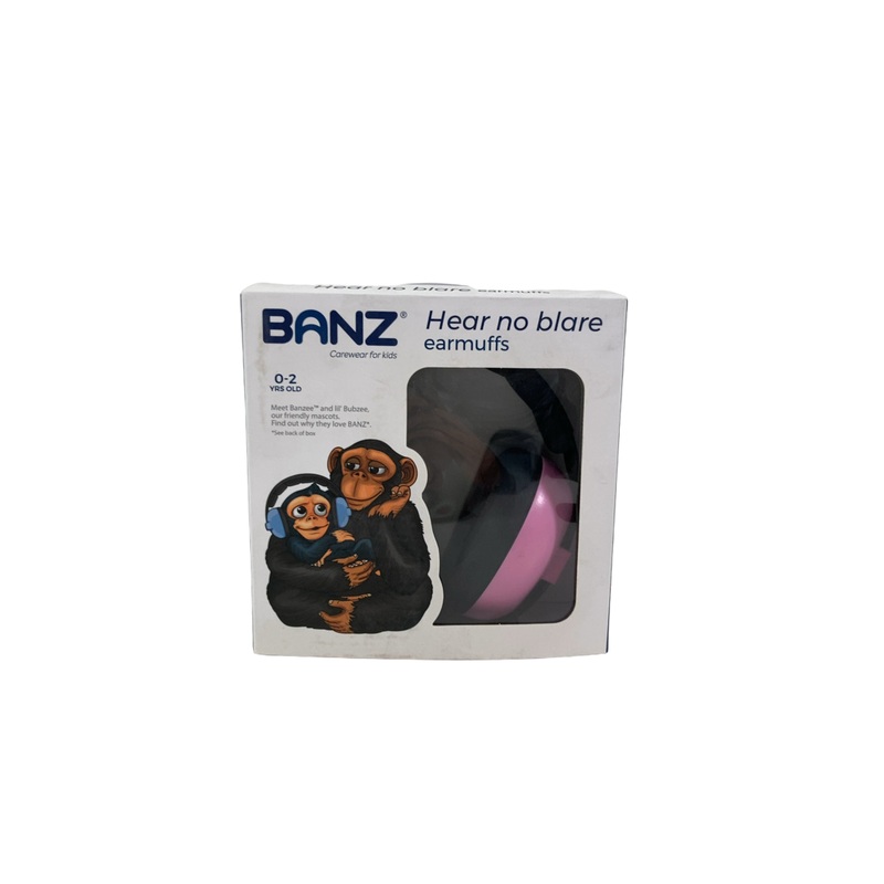 Banz Hear No Blare Earmuffs, Pink