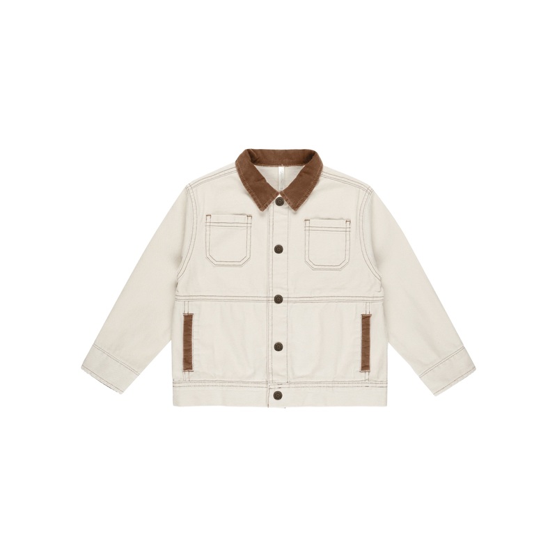 RYLEE + CRU CHORE COAT – NATURAL