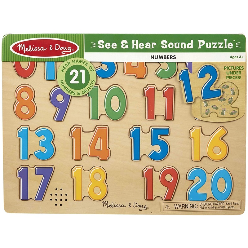 Melissa & Doug See & Hear Sound Puzzle – NUMBERS