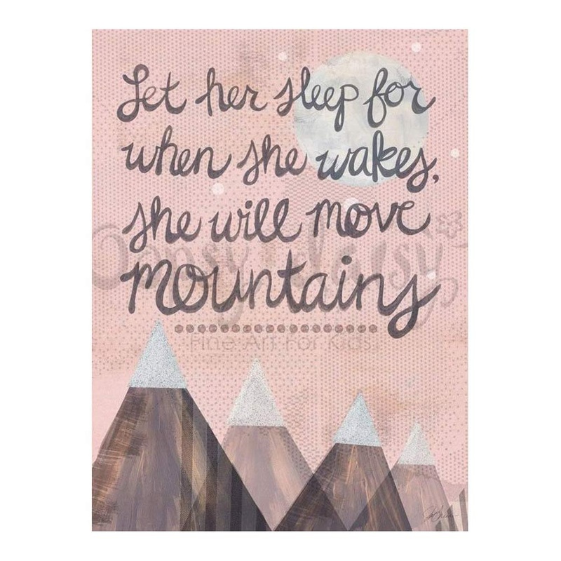 Oopsy Daisy Wall Canvas Art 24in x 18in – Let Her Sleep