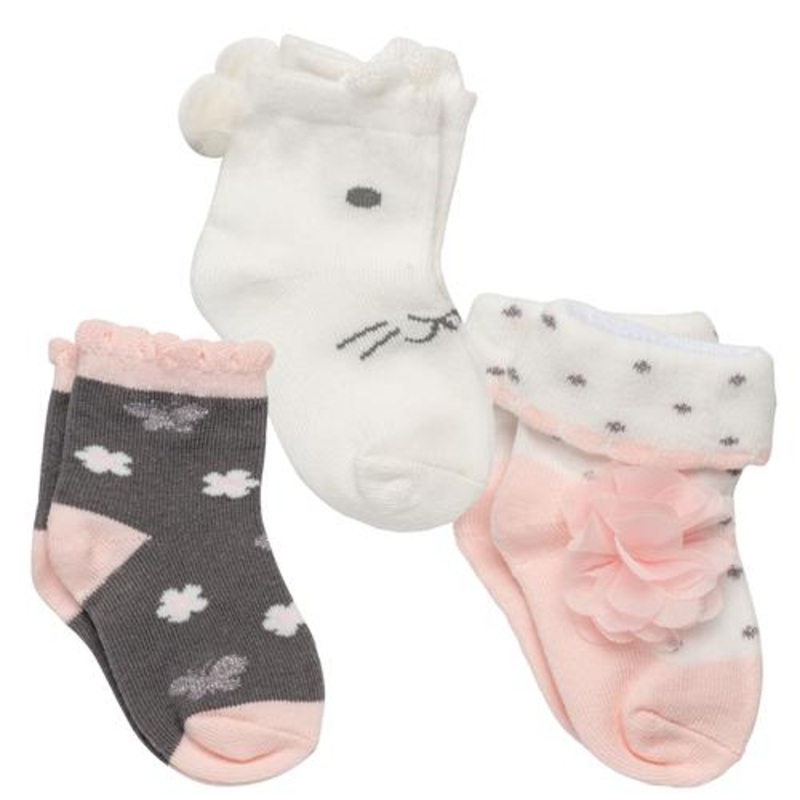 Stephen Joseph | Baby Socks Bunny Gift Box | 0-12 Months