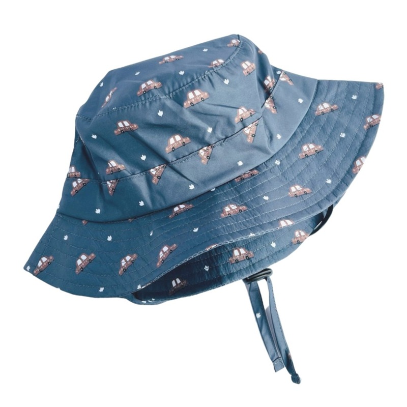 Lox Lion Baskatong Baby Summer Bucket Hat – Cars (Small, 6-12 Months)