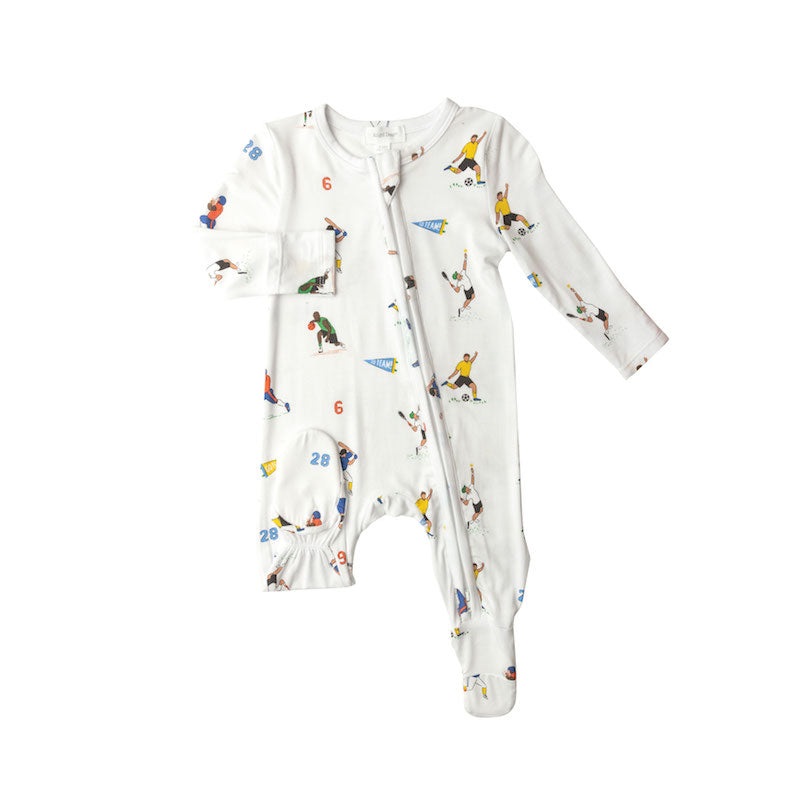 Sports 2 Way Zipper Footie